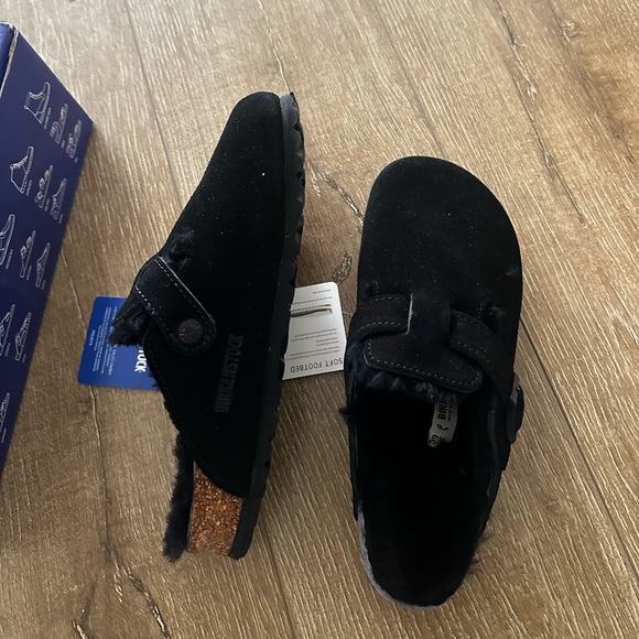 Birkenstock Boston shearling in black - Picture 5 of 6